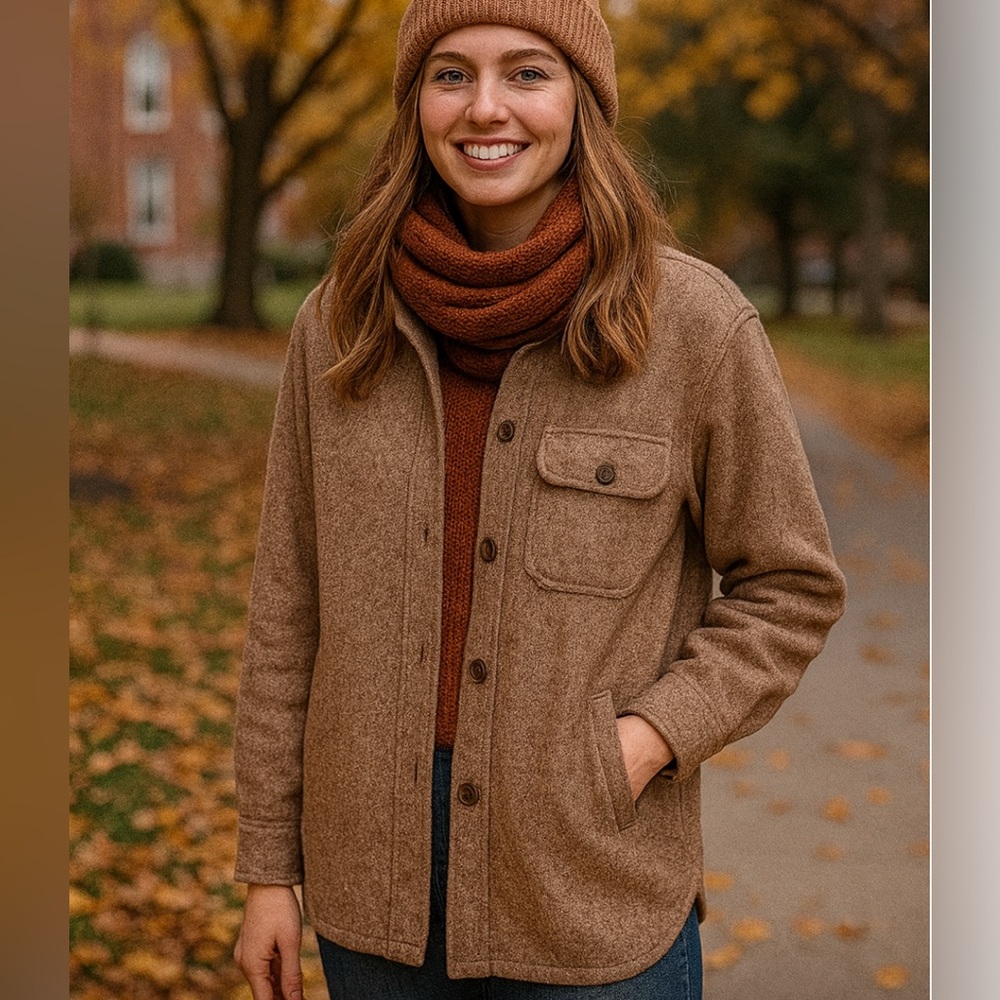 Old Navy Women’s Tan Shirt Jacket XS